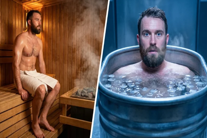 Sauna and cold plunge