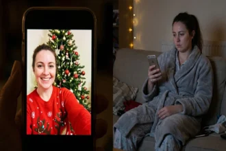 Social media holiday stress