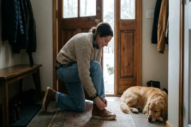 Walking for holiday stress